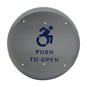 2-659-0358 - 6in. Round Accessibility Logo Actuator