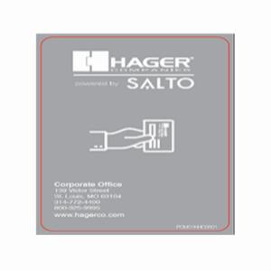 HS4 Credentials Card 4K Blank Pre-Marked For Punching